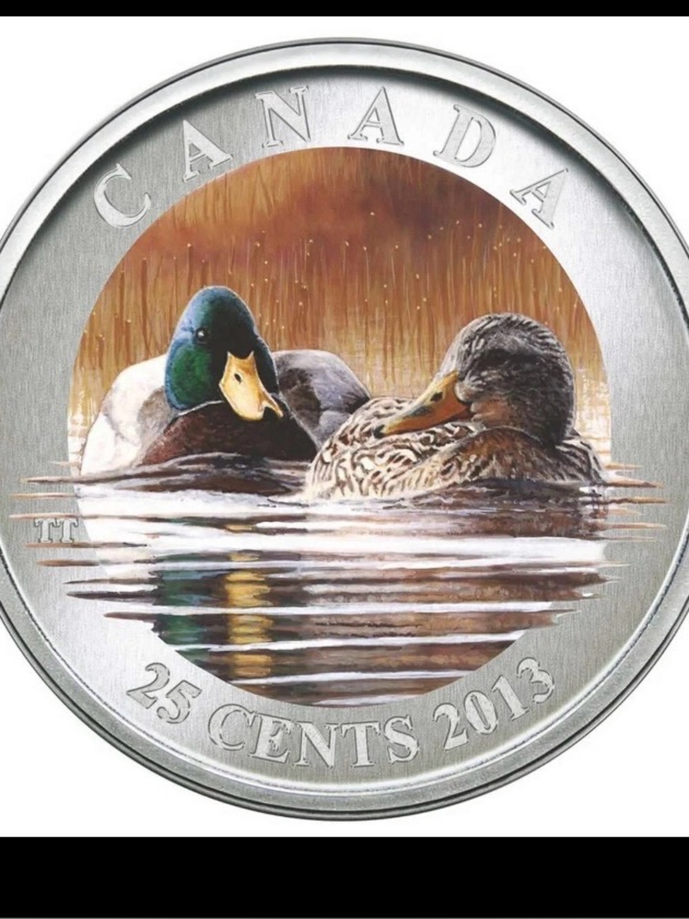 Coin-Inspired Smart - Metallic Silver 25 cent colored 2013